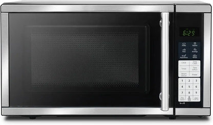 Countertop Microwave Ovens 0.7 Cu. Ft. 700 Watts Microwave Oven With LED Lighting,Turntable and Child Lock,Compact Microwave Perfect for Apartments and Dorms,Easy Clean Interior, Black