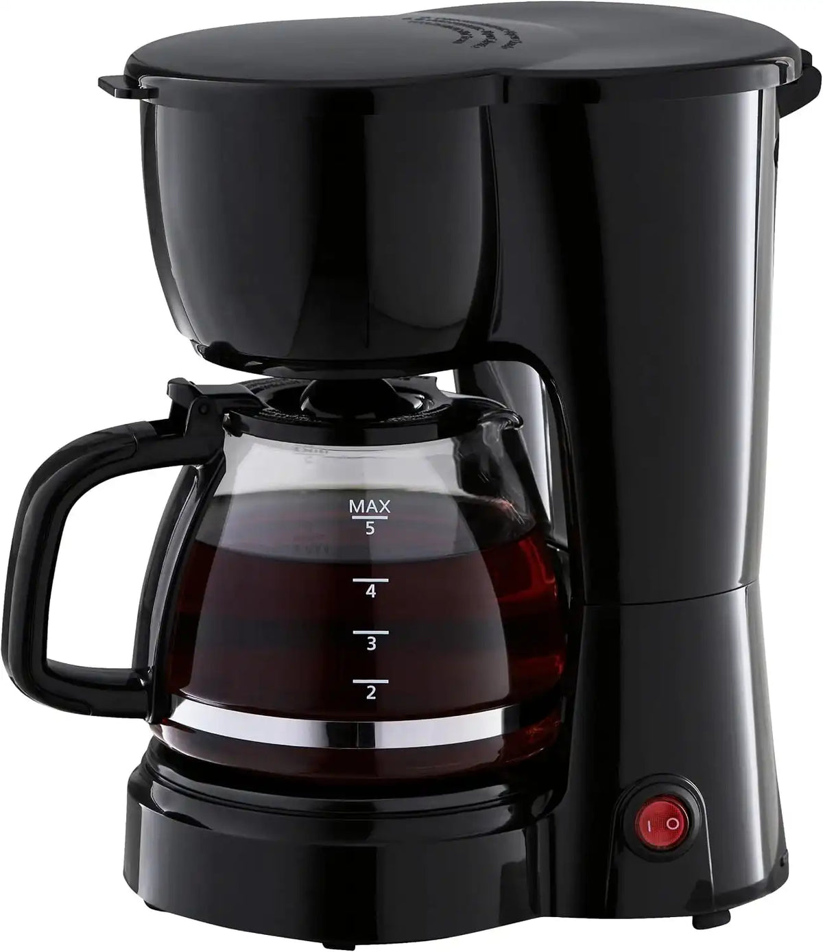 Black 5-Cup Drip Coffee Maker, New