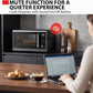 TOSHIBA Air Fryer Combo Microwave, 1.0 Cu.Ft, Black Stainless Steel