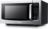 TOSHIBA ML-EM45PIT(SS) Countertop Microwave Oven with Inverter Technology, Kitchen Essentials, Smart Sensor, Auto Defrost, 1.6 Cu.ft, 13.6" Removable Turntable, 33lb.&1250W, Stainless Steel