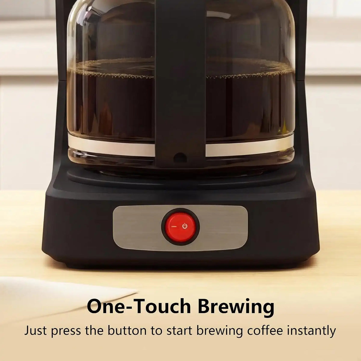 12-Cup Drip Coffee Maker,Auto Keep Warm,Reusable Filter,60Oz Size