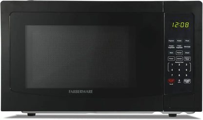 Farberware Black Microwave Oven, 1.1 Cu. Ft., 1000 Watts, Countertop