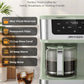 AIRMSEN 12-Cup Programmable Dual Coffee Maker – Single Serve Machine for K-Pods & Ground, 1000W Fast Brew, Delay Start, 2H Keep Warm, Touchscreen, 60oz Tank, Glass Carafe – Home & Office