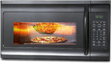 Commercial Chef 1.7 Cu. Ft. Over-The-Range Microwave Oven, CHMR17GB, Black