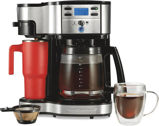 Hamilton Beach 2-Way Programmable Coffee Maker & Single Serve Coffee Maker