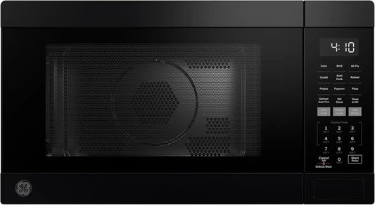 GE 4-in-1 Air Fry Countertop Microwave Oven, 1050 Watt, 1.0 Cu. Ft., Black