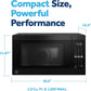 GE 4-in-1 Air Fry Countertop Microwave Oven, 1050 Watt, 1.0 Cu. Ft., Black