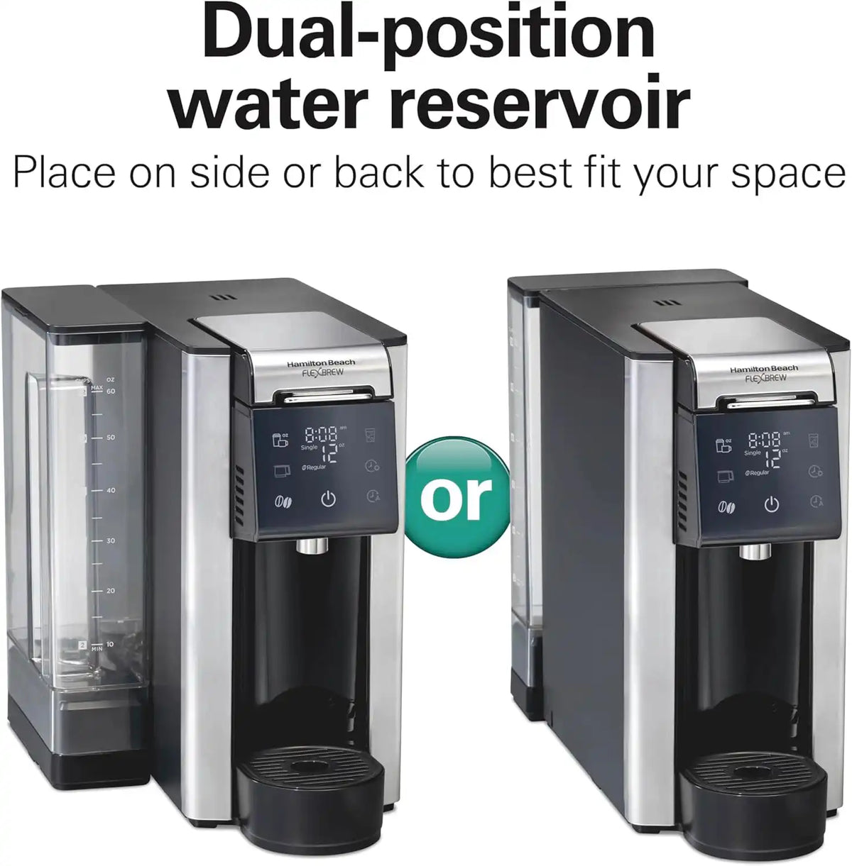 Hamilton Beach Flexbrew Advanced 5-in-1 Drip & Single Serve Coffee Maker