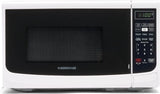 Farberware 0.7 Cu. Ft. Countertop Microwave Oven – 700 Watts Power, Auto Cook Settings, Defrost, Easy Clean and Child Safety Lock - White