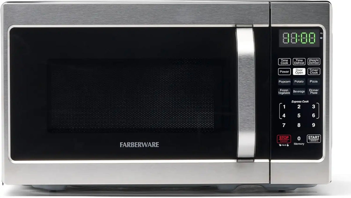 Farberware Countertop Microwave Oven 0.7 cu.ft. 700 Watts, Stainless Steel