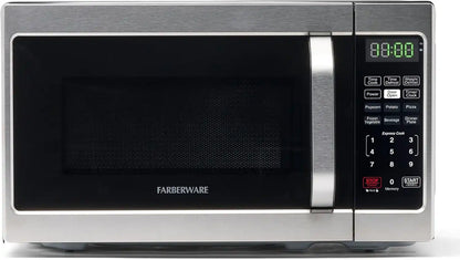 Farberware Countertop Microwave Oven 0.7 cu.ft. 700 Watts, Stainless Steel