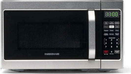 Farberware Countertop Microwave Oven 0.7 cu.ft. 700 Watts, Stainless Steel