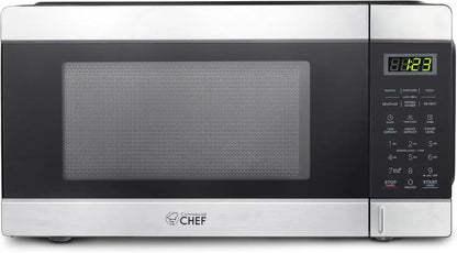 Commercial Chef 1.1 Cu. Ft. Countertop Microwave Oven, CHCM11100SSB