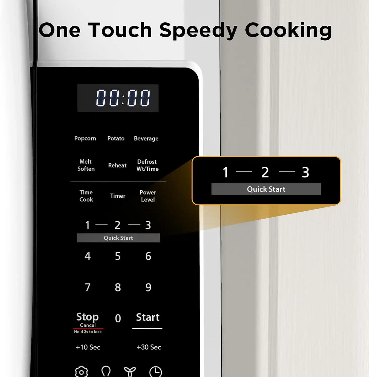 BLACK+DECKER Over-the-Range Microwave Oven, 1.7 Cu.Ft, 1000W, White