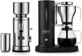 aarke Drip Coffee Maker & Grinder Bundle, 60 Settings, Matte Black