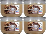 Mainstay 11.5oz Scented Candle, Hazelnut Cream 4-Pack
