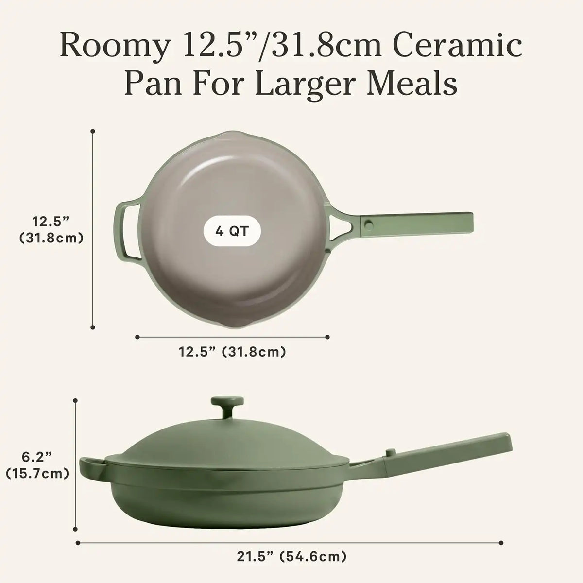 Our Place Large Always Pan, 12.5" Ceramic Nonstick Pan