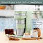 Mixpresso Single Serve & Single Cup Coffee Maker with 14oz Travel Mug Green