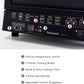 Panasonic FlashXpress Toaster Oven Countertop, 4-Slice Compact Size with Double Infrared Heating, 6 Auto Cook Options and Precise Temperature Control, 1300W - NB-G110P-K (Black)