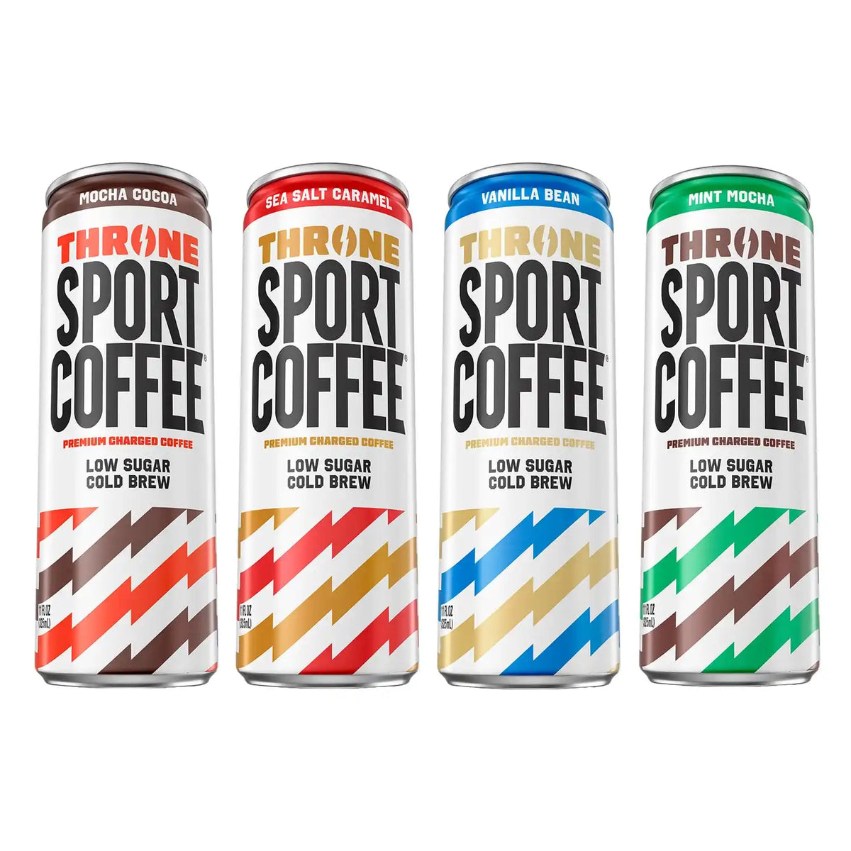 Throne Sport Coffee Cold Brew, Low Sugar, Dairy Free, 4 Flavors, 6Pk