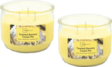 Mainstays 11.5oz Scented Candle 2-Pack (Toasted Banana Cream Pie)