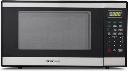 Farberware Stainless Steel Microwave Oven 1.3 Cu. Ft. 1000 Watts Countertop