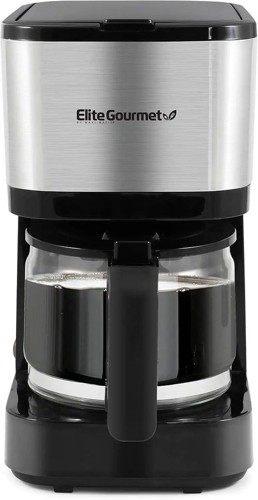 Elite Gourmet EHC9420 Automatic 5-Cup Drip Coffee Maker, Pause N Serve