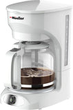 MUELLER HOME 12-Cup White Coffee Maker