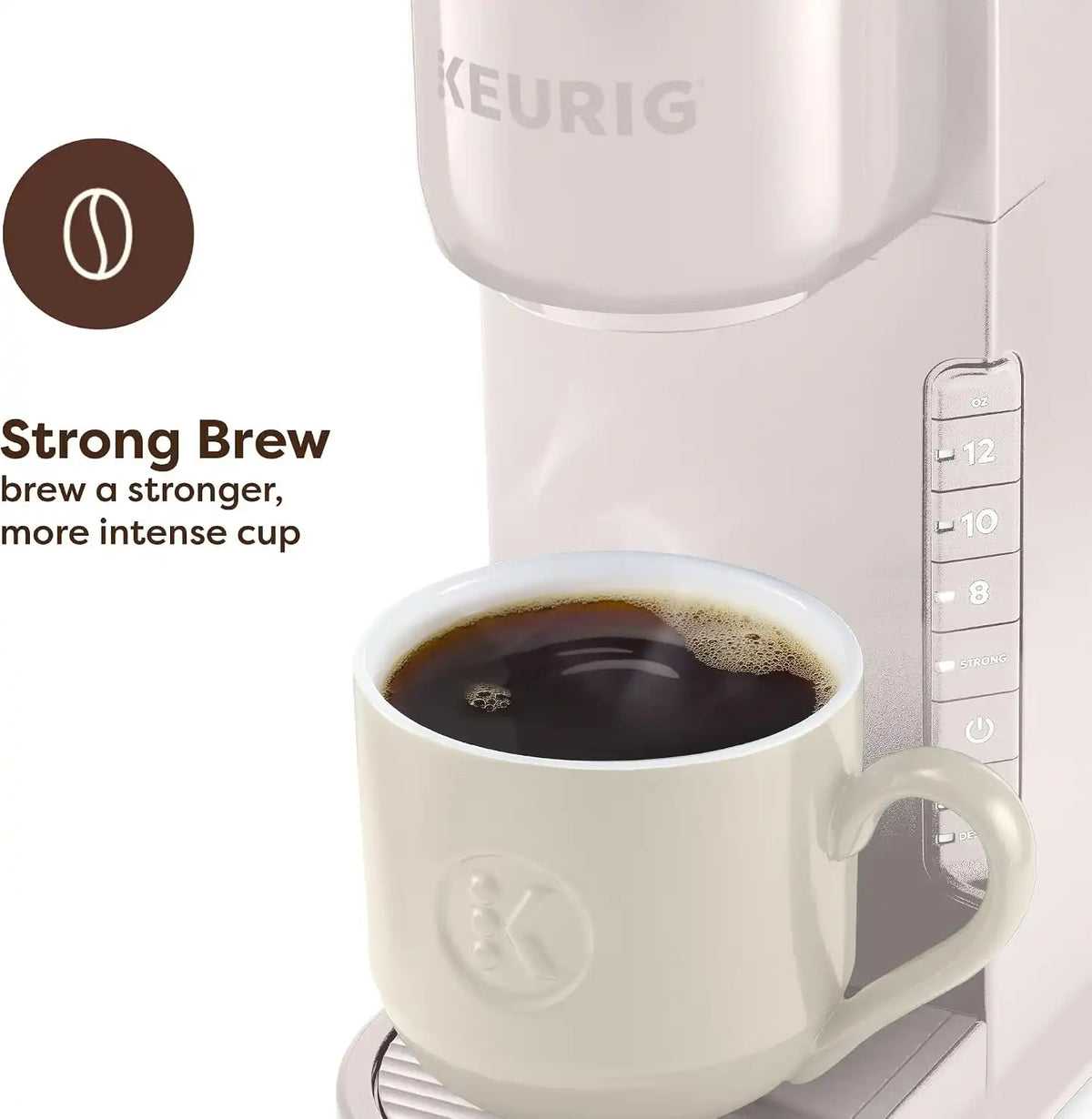 Keurig K-Express Single Serve K-Cup Pod Coffee Maker, Warm Stone