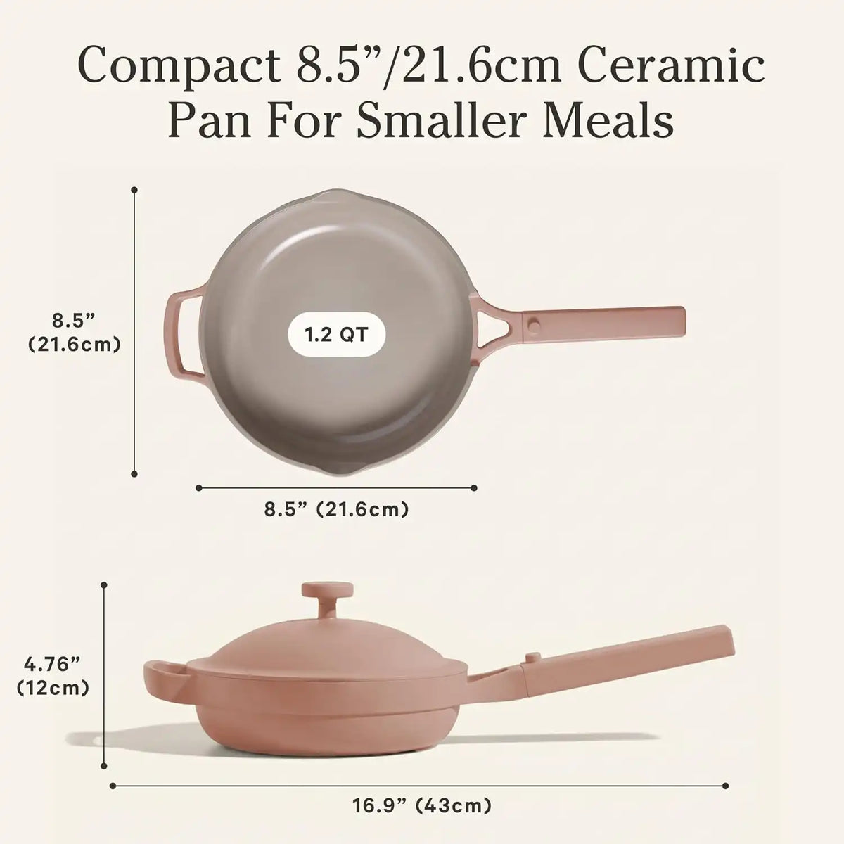 Our Place Mini Always Pan, 8.5" Ceramic Nonstick Pan