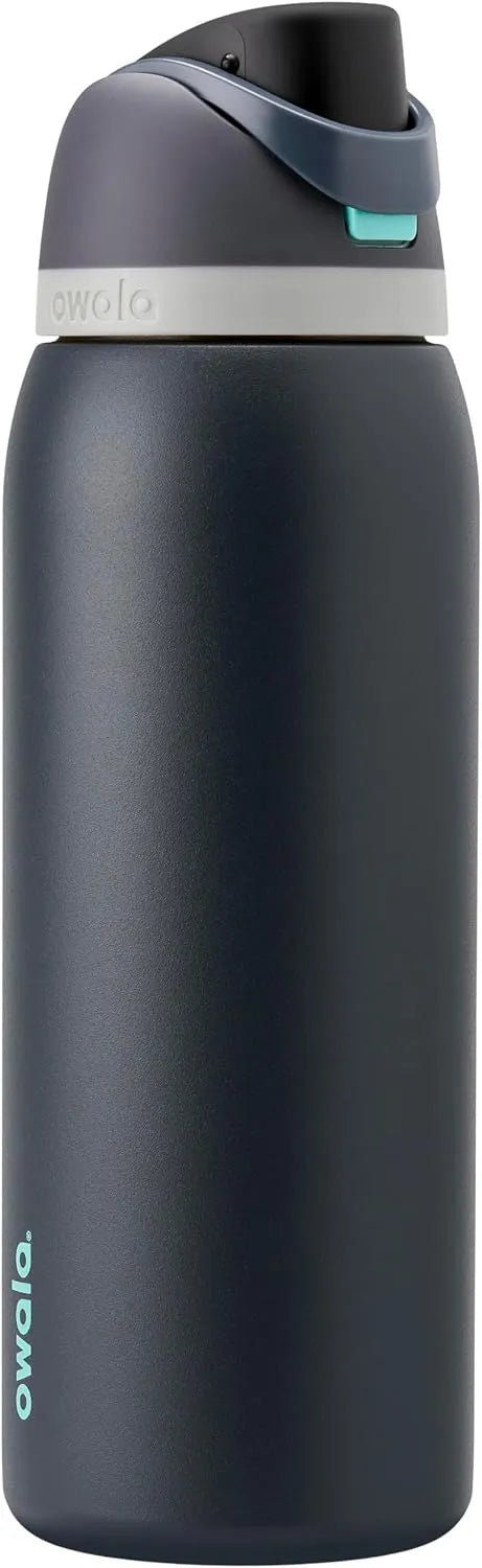 Owala FreeSip Stainless Steel Water Bottle 40 oz Foggy Tide