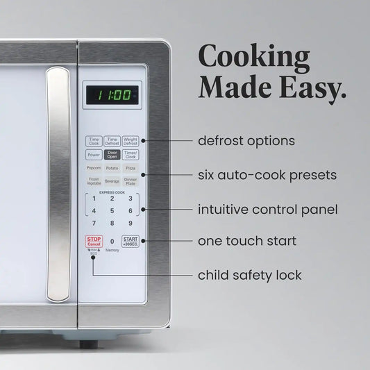 Farberware Countertop Microwave Oven, 1.1 cu. ft., 1000 Watts, White