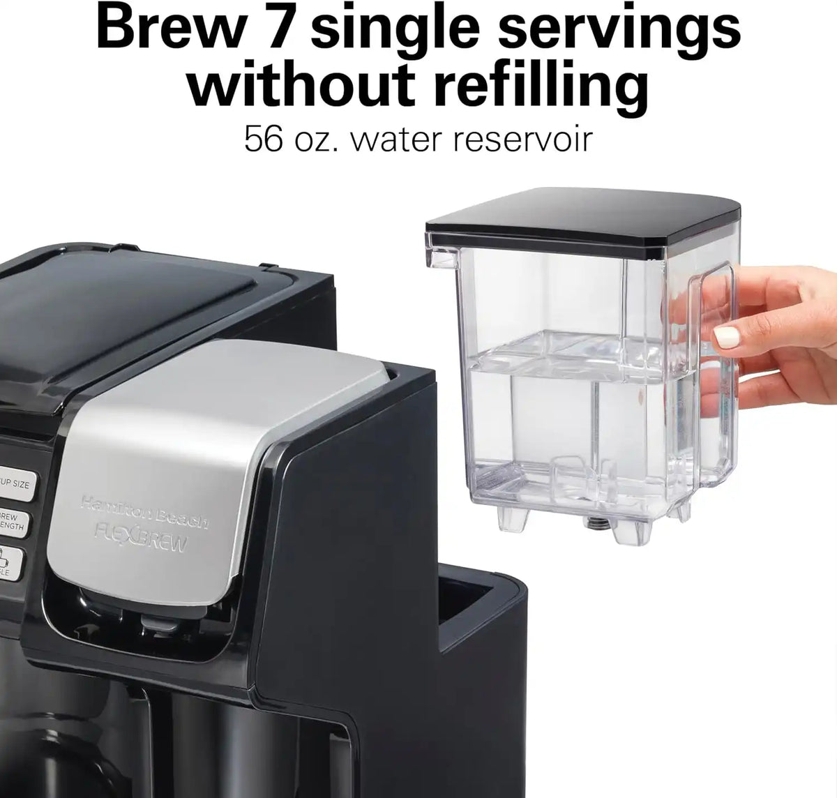 Hamilton Beach FlexBrew Trio 2-Way Drip & Single Serve Coffee Maker