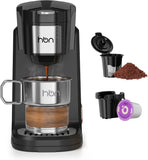 HBN Single Serve Coffee Maker with Stainless Steel Camping Mug