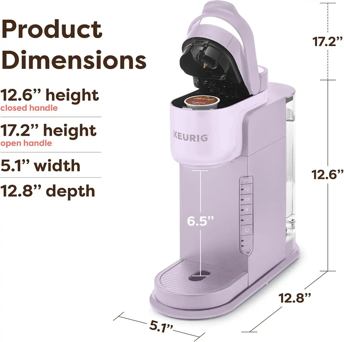 Keurig K-Express Single Serve K-Cup Pod Coffee Maker, Lavender