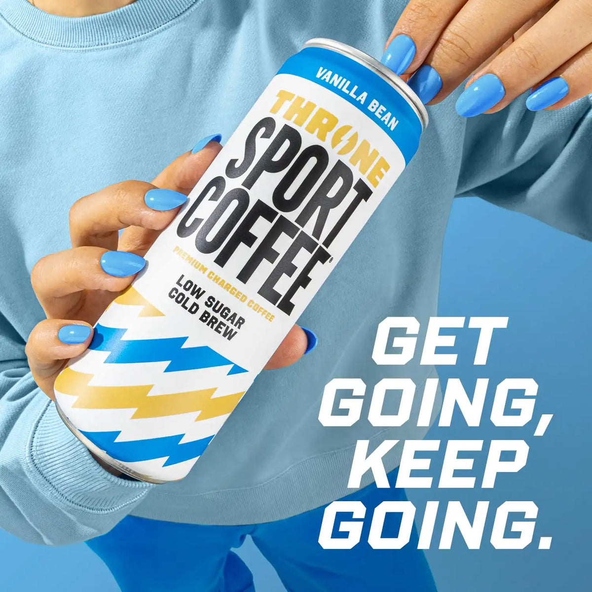 Throne Sport Coffee, Vanilla Bean Cold Brew, Low Sugar, Dairy Free - 12Pk
