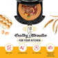 Small Round Air Fryer Liners 6.3", 125 Pcs Disposable for 2-4 qt Basket