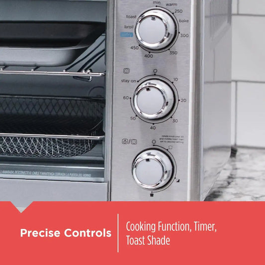 BLACK+DECKER 6-Slice Air Fry Toaster Oven, 5-in-1 Countertop Oven