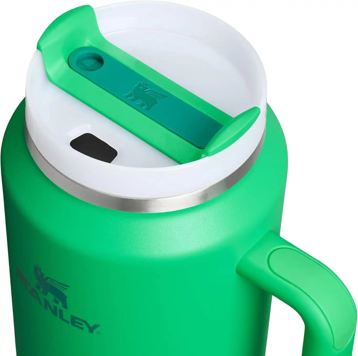Stanley Quencher H2.0 Tumbler with Handle & Straw 64 oz | Flowstate 3-Position Lid | Large Capacity for Travel & Sports | Insulated Stainless Steel Cup | BPA-Free | Meadow