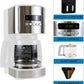 Kenmore Drip Coffee Maker - 12 Cup Programmable Cafe Machine With Glass Pot, Regular & Bold Brew, Auto Shut Off Large Water Reservoir, Reusable Filter, Kitchen Appliances For Cafeteria Barista, White