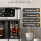 AIRMSEN 12-Cup Programmable Dual Coffee Maker – Single Serve Machine for K-Pods & Ground, 1000W Fast Brew, Delay Start, 2H Keep Warm, Touchscreen, 60oz Tank, Glass Carafe – Home & Office