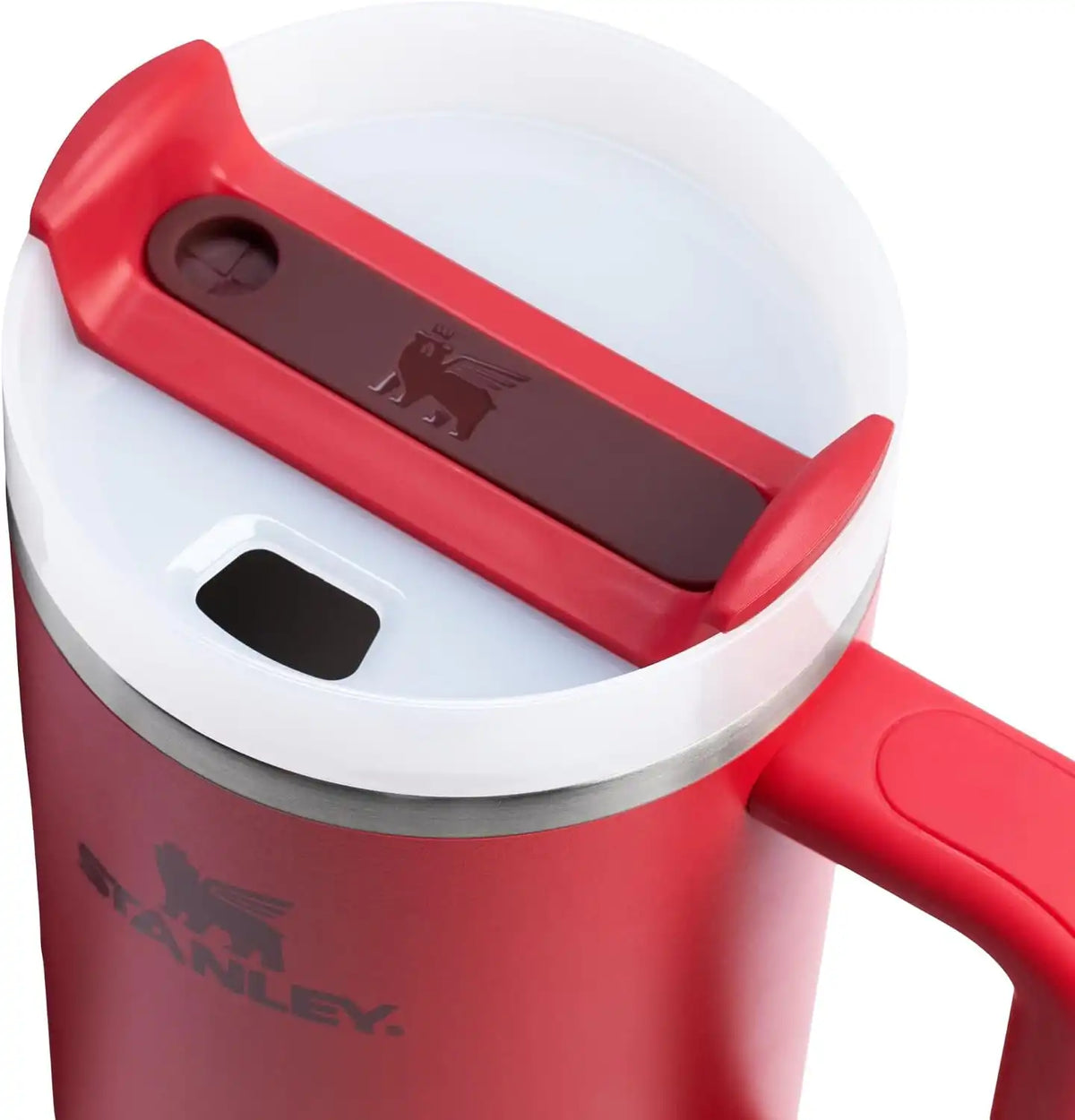 STANLEY Quencher H2.0 Flow State Tumbler, 40 oz, Chili Red