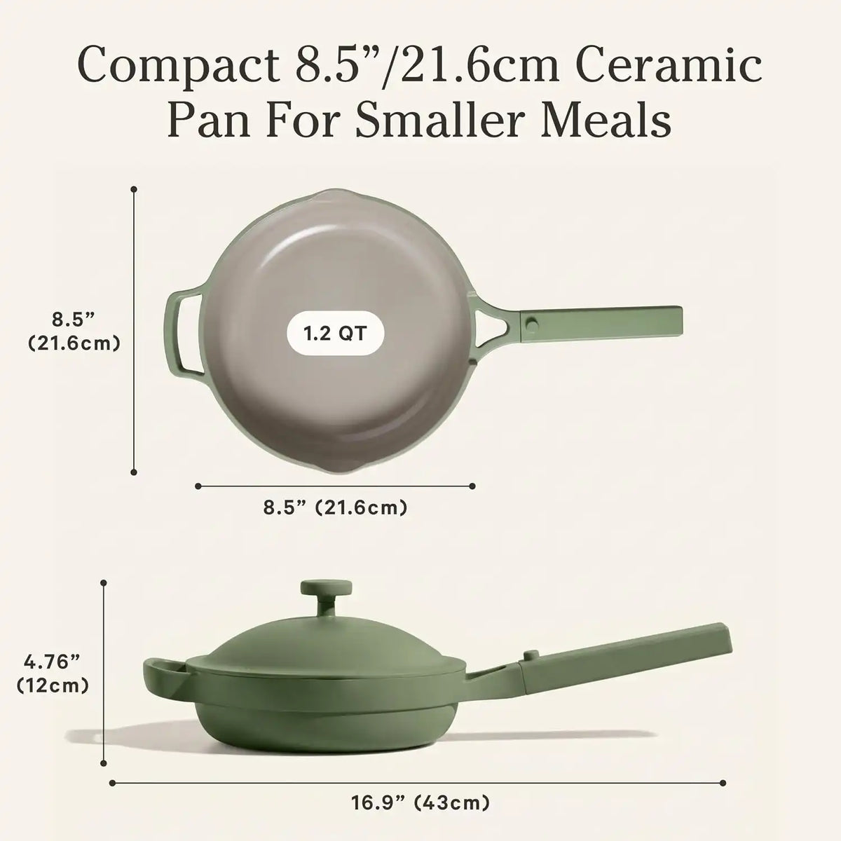Our Place Mini Always Pan, 8.5" Ceramic Nonstick Pan