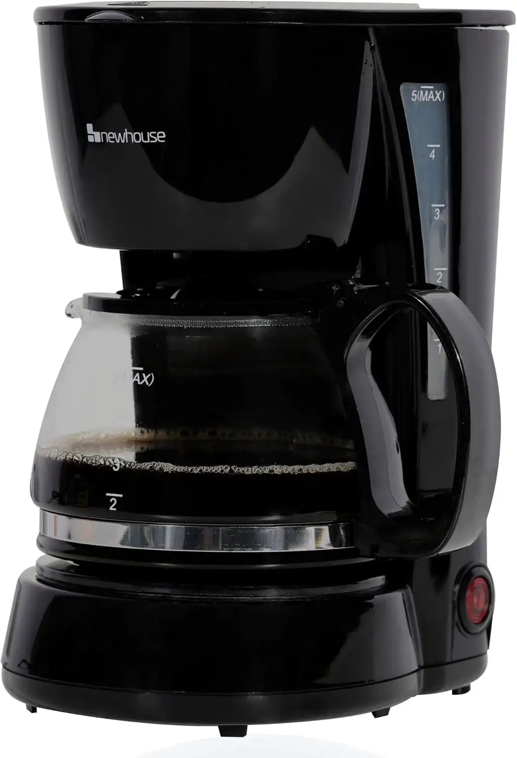 Newhouse Electric Coffee Machine NHCM-001-5, 5-Cup Coffee Maker with Auto Shut Off, Electric Pot with Metal Mesh Coffee Filter Basket, ETL Certified for Hospitality and Residential Use