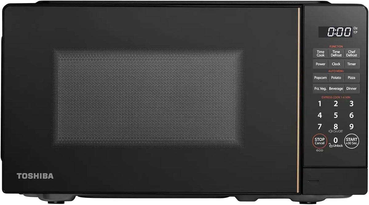 TOSHIBA Countertop Microwave Oven, 0.7 Cu.Ft, 700W, Black