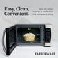 Farberware 1.3 Cu. Ft. Countertop Microwave Oven – 1000 Watts Power, Auto Cook Settings, Defrost, Easy Clean and Child Safety Lock - Stainless