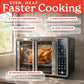Gourmia Toaster Oven - 6-Slice Capacity, Digital Display, Stainless Steel