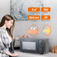Commercial Chef 0.6 Cu. Ft. Countertop Microwave Oven, CHM660B, Black