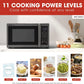 Sharp SMC1452KH 1.4 cu. ft. Black Stainless Steel Countertop Microwave Oven