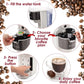 Mixpresso White Single Serve Coffee Brewer K-Cup Pods Compatible & Ground